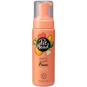 Pet Head Quick Fix No-Rinse Foam for Dogs Peach with Argan Oil - 6.7 oz