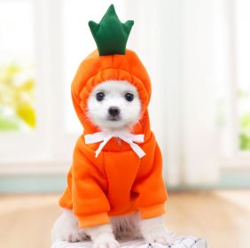 Dog Autumn And Winter Clothing Small And Medium Dog Love Two Legged Cat Cute Pet Clothing (Option: 3 Style-M)