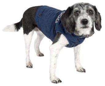 Touchdog Waggin Swag Reversible Insulated Pet Coat (size: Large - (JKTD9BLLG))