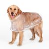 Pet Raincoat For Dog & Cat; Waterproof Dog Hooded Rain Jacket With Plastic; Dog Raincoat