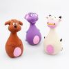 Latex Toys, Dog Toys, Latex Sound Big Tummy Elephant Cow Cartoon Pet Toys