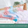 5pcs Baby Clothes Hanger Flexible Racks Plastic Clothing Display Kids Hangers Unmarked Children Coats Hanger Organizer