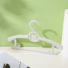 5pcs Baby Clothes Hanger Flexible Racks Plastic Clothing Display Kids Hangers Unmarked Children Coats Hanger Organizer